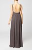 Simple V-neck Sleeveless Chiffon Floor Length Party Dresses