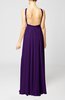 Simple V-neck Sleeveless Chiffon Floor Length Party Dresses