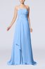 Elegant A-line Strapless Sleeveless Sweep Train Sequin Evening Dresses