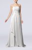 Elegant A-line Strapless Sleeveless Sweep Train Sequin Evening Dresses