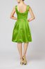 Plain A-line Sleeveless Knee Length Sash Bridesmaid Dresses