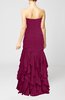 Gorgeous Column Chiffon Floor Length Beaded Homecoming Dresses