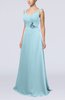 Plain A-line Backless Brush Train Flower Evening Dresses