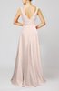 Plain A-line Backless Brush Train Flower Evening Dresses