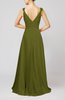 Plain A-line Backless Brush Train Flower Evening Dresses