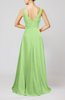 Plain A-line Backless Brush Train Flower Evening Dresses
