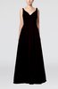 Elegant A-line Chiffon Floor Length Pleated Prom Dresses