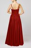 Elegant A-line Chiffon Floor Length Pleated Prom Dresses