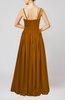 Elegant A-line Chiffon Floor Length Pleated Prom Dresses