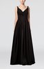 Elegant A-line Chiffon Floor Length Pleated Prom Dresses