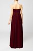 Elegant Strapless Sleeveless Chiffon Sequin Evening Dresses