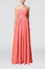 Elegant Strapless Sleeveless Chiffon Sequin Evening Dresses