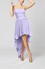 Cute Strapless Sleeveless Zip up Chiffon Paillette Party Dresses