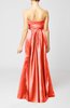 Simple Strapless Satin Floor Length Pleated Evening Dresses