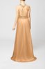 Elegant Church A-line Backless Chiffon Split-Front Bridal Gowns