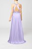 Elegant Church A-line Backless Chiffon Split-Front Bridal Gowns