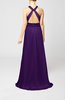 Elegant Church A-line Backless Chiffon Split-Front Bridal Gowns