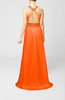 Elegant Church A-line Backless Chiffon Split-Front Bridal Gowns
