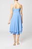 Plain One Shoulder Sleeveless Hi-Lo Ruching Homecoming Dresses
