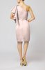 Modern One Shoulder Zip up Elastic Woven Satin Ruffles Party Dresses
