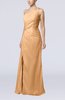 Elegant Column Sleeveless Backless Chiffon Evening Dresses