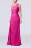 Elegant Column Sleeveless Backless Chiffon Evening Dresses