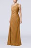 Elegant Column Sleeveless Backless Chiffon Evening Dresses