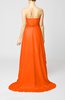 Simple Hall A-line Sweetheart Sleeveless Zipper Court Train Bridal Gowns