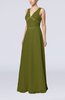 Elegant Column Sleeveless Floor Length Beaded Bridesmaid Dresses