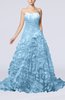 Gorgeous Garden A-line Sleeveless Lace up Chapel Train Bridal Gowns