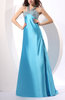 Gorgeous A-line Zip up Elastic Woven Satin Sequin Homecoming Dresses