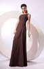 Fairytale Sheath Zipper Floor Length Rhinestone Bridesmaid Dresses