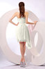 Plain A-line Asymmetric Neckline Sleeveless Chiffon Ruching Cocktail Dresses