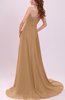 Modest Empire Strapless Chiffon Ruching Bridesmaid Dresses