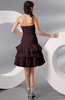 Hawaiian Destination Fit-n-Flare Strapless Knee Length Edging Bridal Gowns