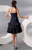 Hawaiian Destination Fit-n-Flare Strapless Knee Length Edging Bridal Gowns