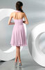 Simple A-line Halter Zip up Chiffon Bridesmaid Dresses