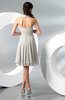 Simple A-line Halter Zip up Chiffon Bridesmaid Dresses