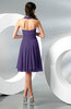 Simple A-line Halter Zip up Chiffon Bridesmaid Dresses