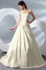 Fairytale Garden A-line Backless Taffeta Court Train Bridal Gowns