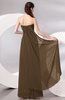 Plain Sleeveless Zip up Chiffon Floor Length Prom Dresses