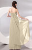 Plain Sleeveless Zip up Chiffon Floor Length Prom Dresses