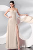 Plain Sleeveless Zip up Chiffon Floor Length Prom Dresses