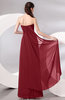 Plain Sleeveless Zip up Chiffon Floor Length Prom Dresses
