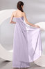 Plain Sleeveless Zip up Chiffon Floor Length Prom Dresses