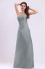 Traditional Destination A-line Zip up Taffeta Floor Length Appliques Bridal Gowns