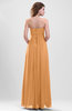 Elegant A-line Zipper Chiffon Floor Length Ruching Party Dresses