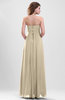 Elegant A-line Zipper Chiffon Floor Length Ruching Party Dresses
