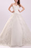 Fairytale Hall Sweetheart Sleeveless Lace up Court Train Bridal Gowns