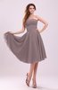 Simple A-line Sleeveless Backless Pleated Wedding Guest Dresses